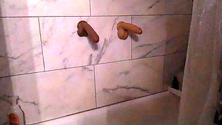 Chubby Brunette Big Boobs Dildo Masturbation