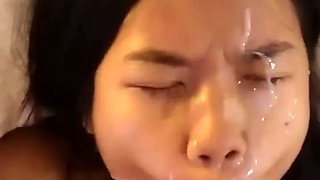 Cumpilation No. 3, the biggest cumshots on an 18-year-old Asian girl