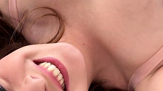 Stacked brunette goes solo toys and masturbation