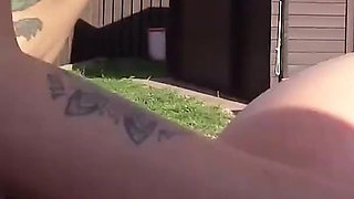 Outdoor bukkake action with hot teens Adreena and Phoenix
