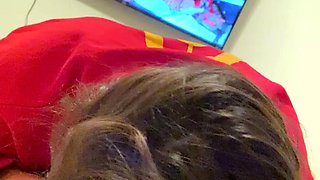 Czech amateur blowjob and fucking POV in public