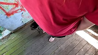 Outdoor BDSM: Naked German Girl Whipped and Spanked in Woods