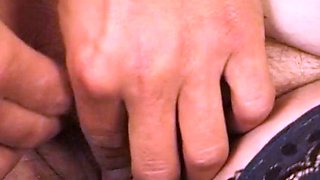 Amateur threesome with blonde German granny Lola R