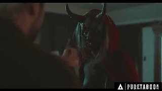 Big Tits Ashley Lane as Krampus Fucks Tommy Pistol's Hard Cock Rough on Christmas