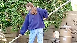 She loves fucking her pool guy
