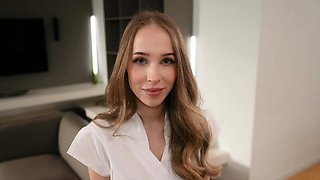 Slippery Blonde Bliss: A Sensual POV Massage with Nata