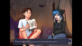 Summer time saga - Eve gave me a hand job.