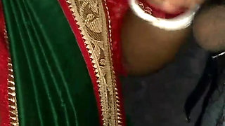 Desi Wife sucking and mouth cream