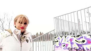 GERMAN SCOUT - No Condom Anal Sex for Czech Mature