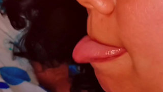 Pretty horny girl likes to suck cock
