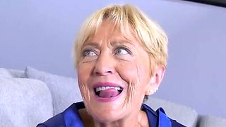 Malya pays the rent with her playful mouth and old pussy