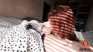 Morning with Abundant Ejaculation, Instead of Swallowing It She Spit Out