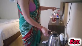 Indian Teacher Sammy Sins Fucks Student in Hindi - Big Natural Tits Doggy Style Homemade