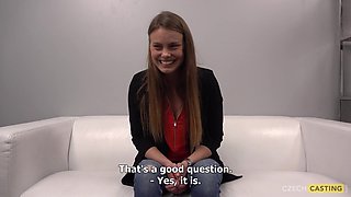 Pavlina's Slender Frame Captivates in Bold Czech Revelation