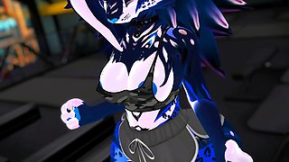 Lewd Furry MILF Expands Ass and Tits at the Gym - Fansly