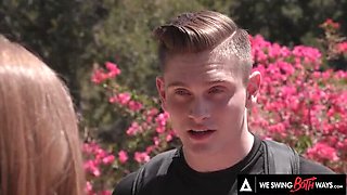 Skylar Snow Hot Wife Threesome - Bisexual Fuck with Draven Navarro & Jay Tee