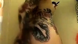 Milf brunette masturbating with toy ass