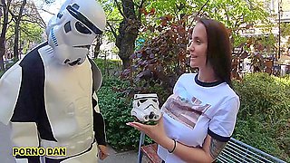 Massive Tits Star Wars Addict Jennifer Mendez Epic Anal & Squirting Threesome