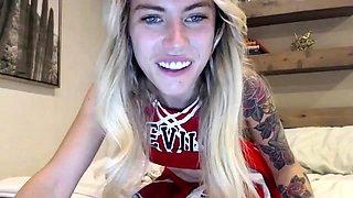 MissIvyDoll - Live Cheerleader Tease
