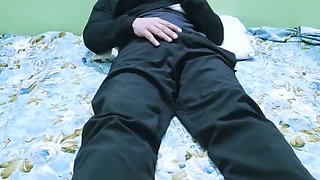 Stepbrother Dirty Talk & Handjob - Sairaxsaim & Faryal Desi Homemade Sex