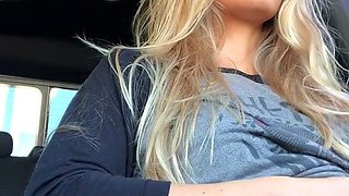 Big boobs milf masturbates with her dildo