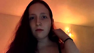 Teen solo fun masturbating when home alone