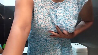 Hot Fun with My Sexy Ebony Girlfriend Lia Lin During the Holidays