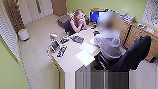 LOAN4K. Bad agent fucks good student 18+ girl and approves doc