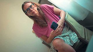 Busty milf mom shares sensual homemade passion with curves