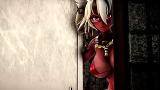 Big booty shemale fucks her friend in amazing 3d action