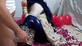 Indian Couple First Wedding Night