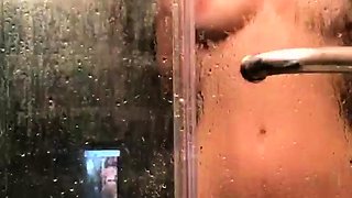 Small titted babe toys her pussy on webcam