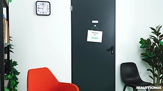 Office Hours For Big Titty Babe: Mugur Drills his Secretary with Big Naturals Josephine Jackson