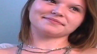 First Video Ever for This College Cutie