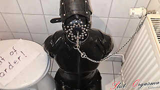 Slave Slut Orgasma Celeste Human Toilet Fetish German Milf Pissing Latex