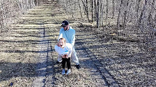 Mya Lane Outdoor Hardcore Fuck Drone Follows MILF Public Sex