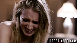 Hung fucker dumps his cum on Riley Reyes adorable face