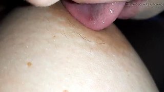 Hot Lesbian Threesome POV - Licking, Sucking & Biting Big Natural Tits & Nipples