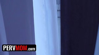 Son-in-law catches stepmother wearing whorey halloween costumes & he wants to tell on her - pervmom