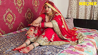 Hot Desi Indian Newly Married Bhabhi Fucking in Doggy Style