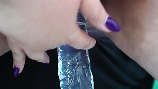 My Medium-sized Silicone Dildo and I in Hot Action