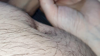 Step mom handjob step son dick making him hard for her pussy