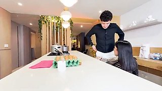 Latina MILF Kylei Ellish Fucks Husband's Employee While Alone – Cheating Blowjob & Doggy Style