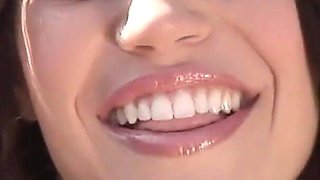 Brunette babe gets fucked by big black cock outdoors