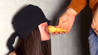 Ice Cream Game. Stepsis Getting A Huge Cumshot On Her Face During The Taste Game. Blowjob