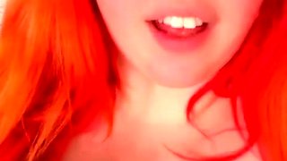 Big boobs milf masturbates with her dildo