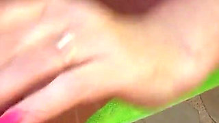 The Pool Cleaner Gets a Blow on My Hols