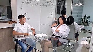 Savannah Watson Private Teacher Roleplay: Latina Milf Gives Student Blowjob & Cum in Mouth