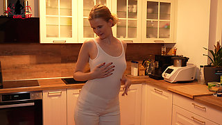 Perverted Self-in White Jeans and White Top Escalates!