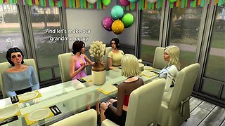 Foxy 3D Superwoman bounces up and down on a cock